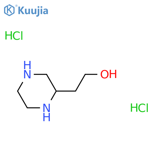 (R)-2-(Piperazin-2-yl)ethanol dihydrochloride structure