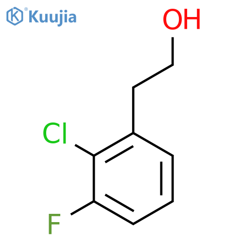 2-(2-chloro-3-fluorophenyl)ethan-1-ol structure