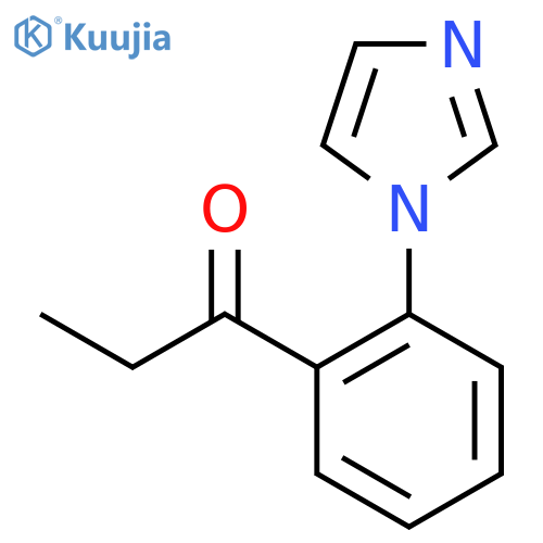1-2-(1H-imidazol-1-yl)phenylpropan-1-one structure