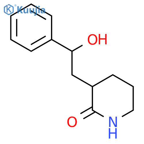 3-(2-Hydroxy-2-phenylethyl)piperidin-2-one structure