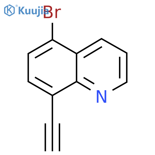 5-Bromo-8-ethynylquinoline structure