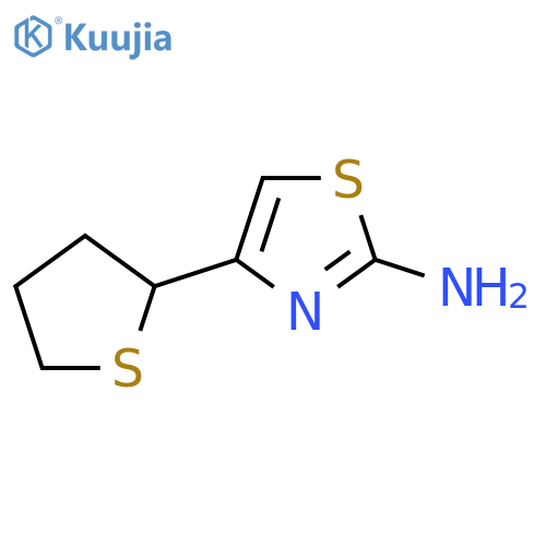 4-(thiolan-2-yl)-1,3-thiazol-2-amine structure