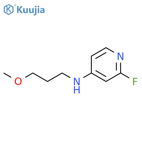 2-Fluoro-N-(3-methoxypropyl)pyridin-4-amine structure