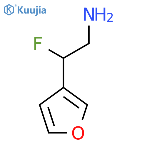 2-fluoro-2-(furan-3-yl)ethan-1-amine structure