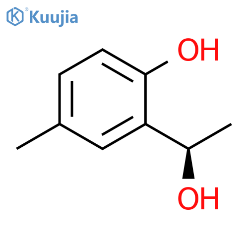 2-(1R)-1-hydroxyethyl-4-methylphenol structure