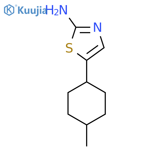 5-(4-Methylcyclohexyl)-1,3-thiazol-2-amine structure