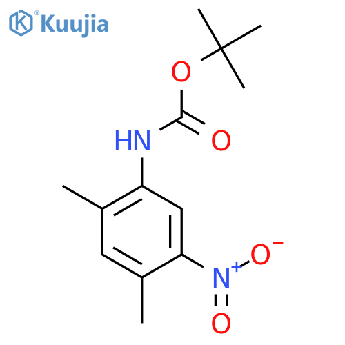 tert-butyl N-(2,4-dimethyl-5-nitrophenyl)carbamate structure