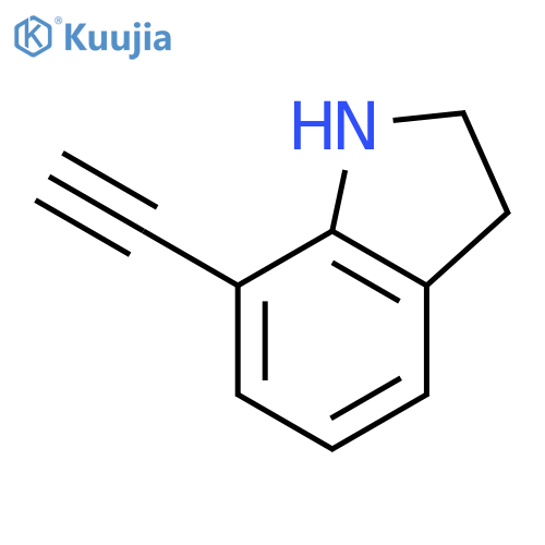 7-ethynyl-2,3-dihydro-1H-indole structure