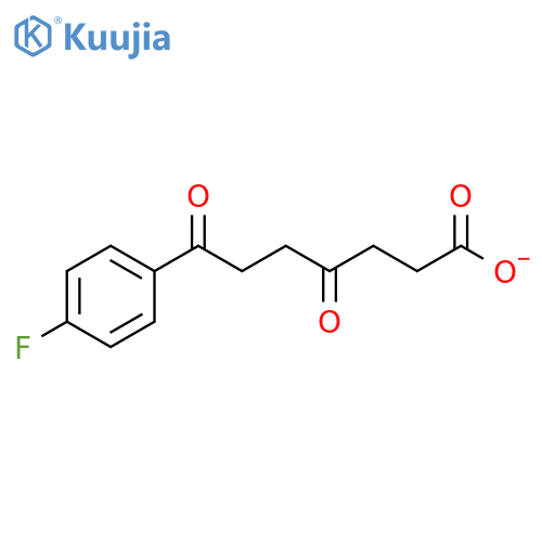 Benzeneheptanoic acid,4-fluoro-g,z-dioxo- structure