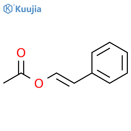 Ethenol, 2-phenyl-, acetate, (E)- structure