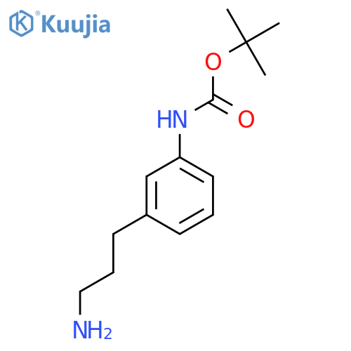 Tert-Butyl (3-(3-aminopropyl)phenyl)carbamate structure