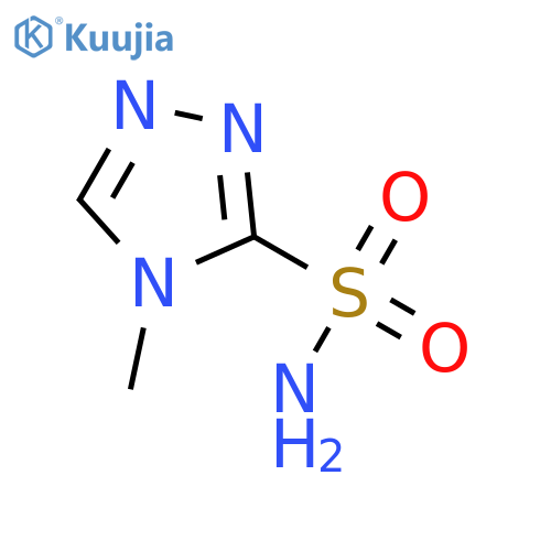4-methyl-4H-1,2,4-triazole-3-sulfonamide structure