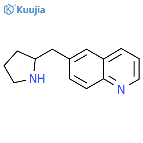 6-(pyrrolidin-2-yl)methylquinoline structure