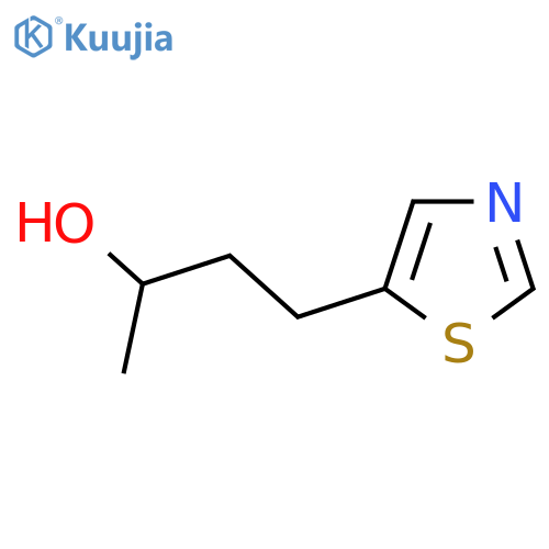 4-(1,3-thiazol-5-yl)butan-2-ol structure