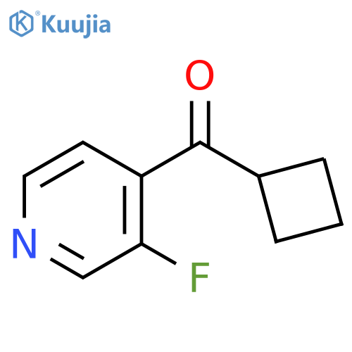 Cyclobutyl-(3-fluoro-pyridin-4-yl)-methanone structure