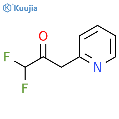 1,1-Difluoro-3-(pyridin-2-yl)propan-2-one structure