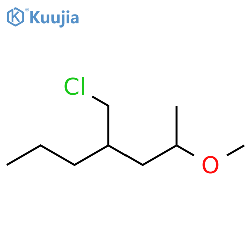 Heptane, 4-(chloromethyl)-2-methoxy- structure