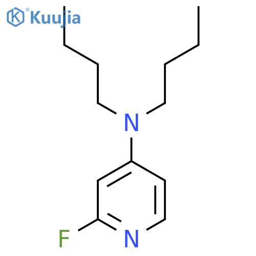 N,N-Dibutyl-2-fluoropyridin-4-amine structure