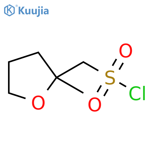 (2-methyloxolan-2-yl)methanesulfonyl chloride structure