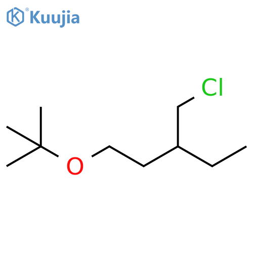 Pentane, 3-(chloromethyl)-1-(1,1-dimethylethoxy)- structure