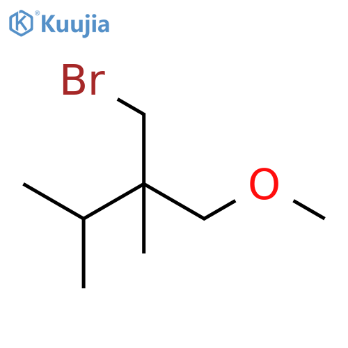 1-Bromo-2-(methoxymethyl)-2,3-dimethylbutane structure