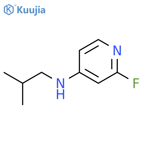 2-Fluoro-n-(2-methylpropyl)pyridin-4-amine structure