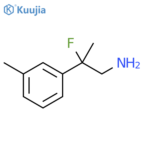 2-fluoro-2-(m-tolyl)propan-1-amine structure