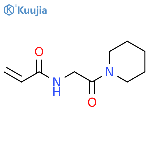 N-2-oxo-2-(piperidin-1-yl)ethylprop-2-enamide structure
