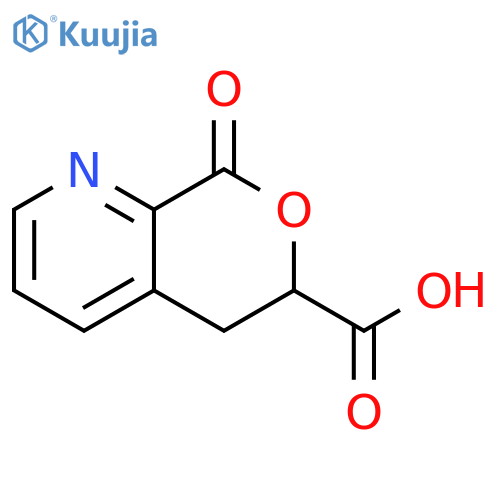 8-Oxo-5,8-dihydro-6H-pyrano[3,4-b]pyridine-6-carboxylic acid structure