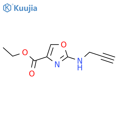 ethyl 2-(prop-2-yn-1-yl)amino-1,3-oxazole-4-carboxylate structure