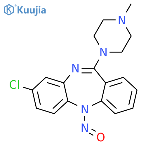 Clozapine Impurity 13 (N-Nitroso Clozapine) structure