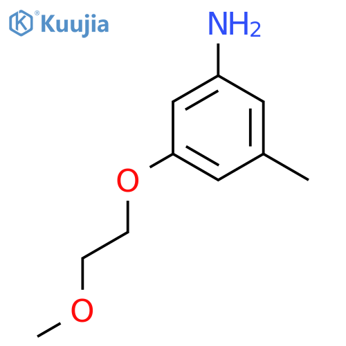 3-(2-methoxyethoxy)-5-methylaniline structure