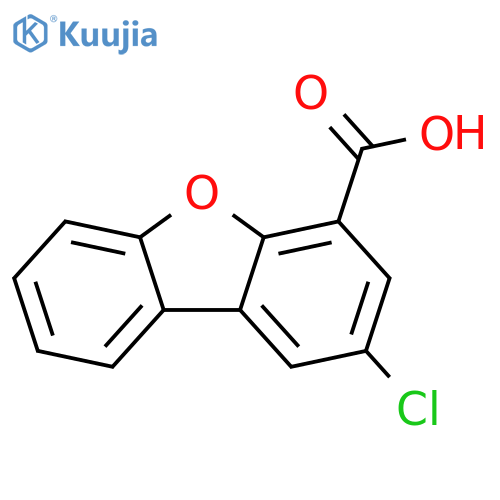 4-Dibenzofurancarboxylic acid, 2-chloro- structure