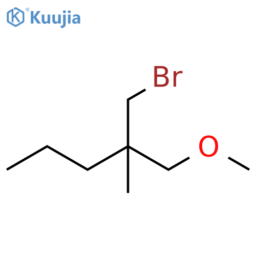Pentane, 1-bromo-2-(methoxymethyl)-2-methyl- structure