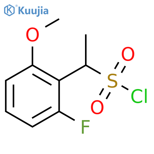 2-Fluoro-6-methoxy-α-methylbenzenemethanesulfonyl chloride structure