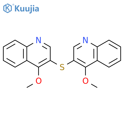 Quinoline, 3,3'-thiobis[4-methoxy- structure