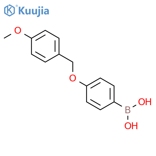 (4-((4-Methoxybenzyl)oxy)phenyl)boronic acid structure