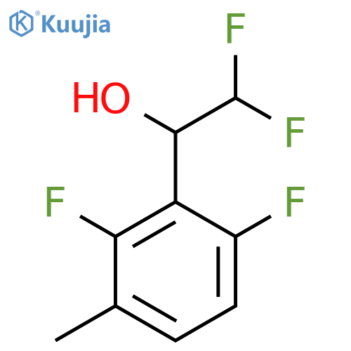1-(2,6-difluoro-3-methylphenyl)-2,2-difluoroethan-1-ol structure