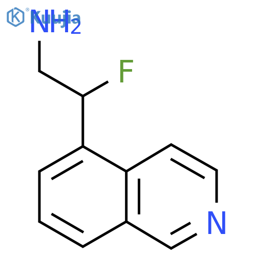 2-fluoro-2-(isoquinolin-5-yl)ethan-1-amine structure