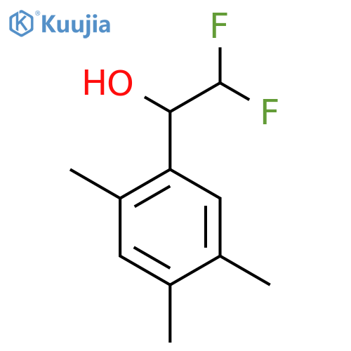 2,2-Difluoro-1-(2,4,5-trimethylphenyl)ethan-1-ol structure