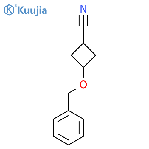 3-(Benzyloxy)cyclobutanecarbonitrile structure