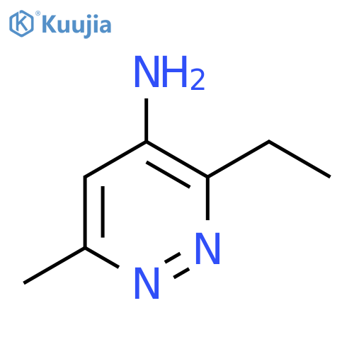 3-Ethyl-6-methylpyridazin-4-amine structure