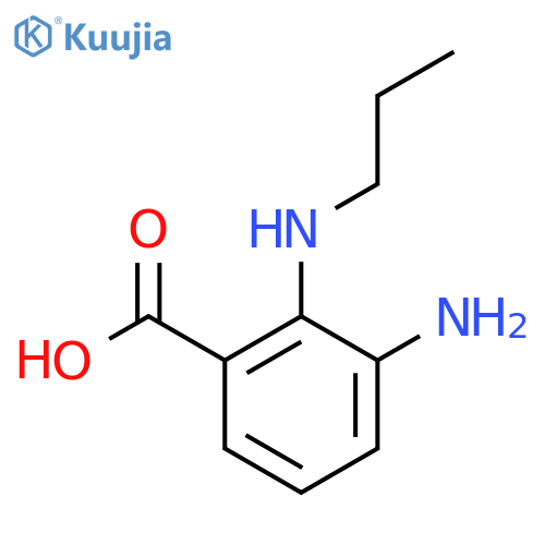 3-Amino-2-(propylamino)benzoic acid structure