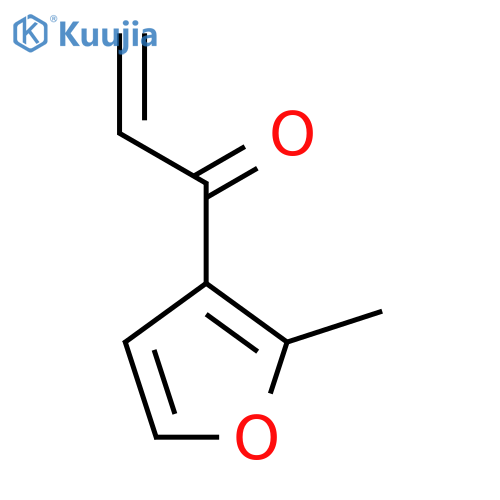 1-(2-methylfuran-3-yl)prop-2-en-1-one structure