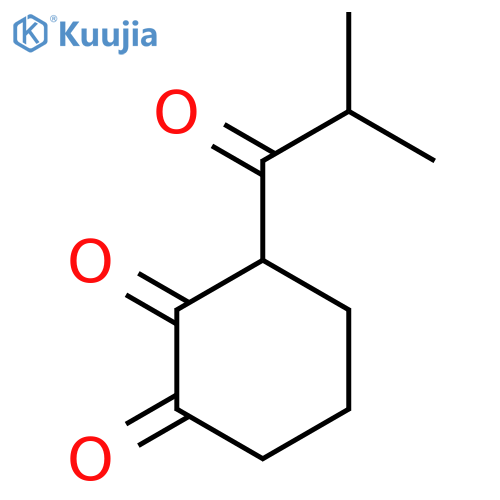 3-(2-Methylpropanoyl)cyclohexane-1,2-dione structure