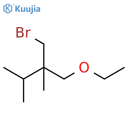 Butane, 2-(bromomethyl)-1-ethoxy-2,3-dimethyl- structure