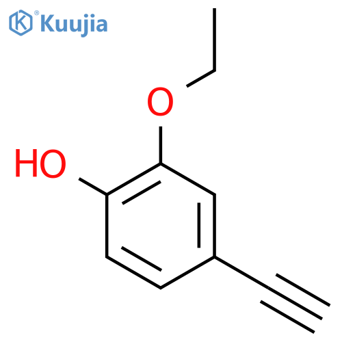 2-ethoxy-4-ethynylphenol structure