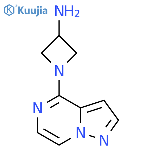1-(Pyrazolo[1,5-a]pyrazin-4-yl)azetidin-3-amine structure
