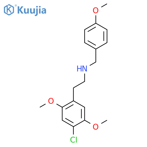 4-Chloro-2,5-dimethoxy-N-(4-methoxybenzyl)phenethylamine structure