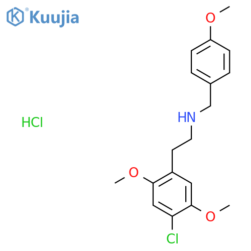 4-Chloro-2,5-dimethoxy-N-(4-methoxybenzyl)phenethylamine hydrochloride structure